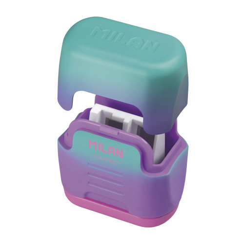 DOUBLE PENCIL SHARPENER WITH CONTAINER