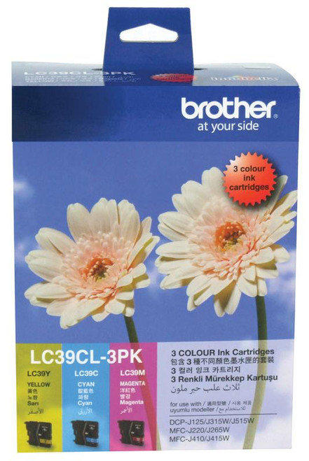 BROTHER LC39/3 COLOUR INK TRIPLE PACK