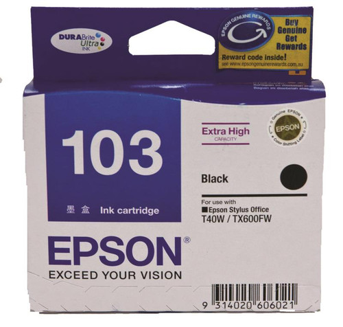 EPSON 103 BLACK INK CARTRIDGE T1031