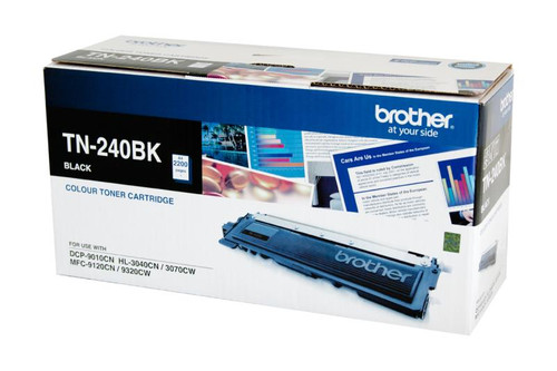 BROTHER ORIGINAL TN240BK BLACK TONER