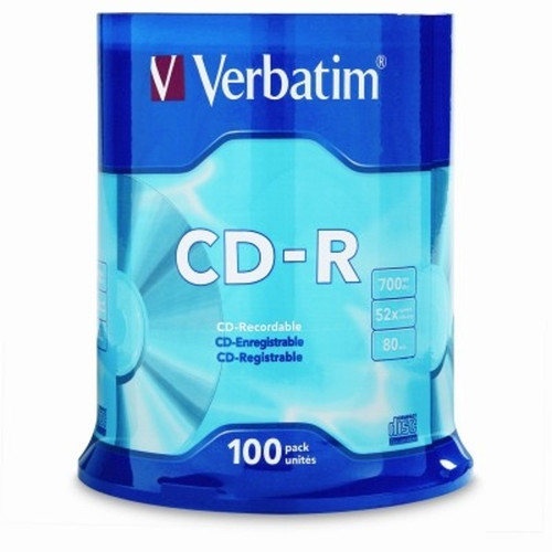 VERBATIM CD-R SPINDLE 100 PACK