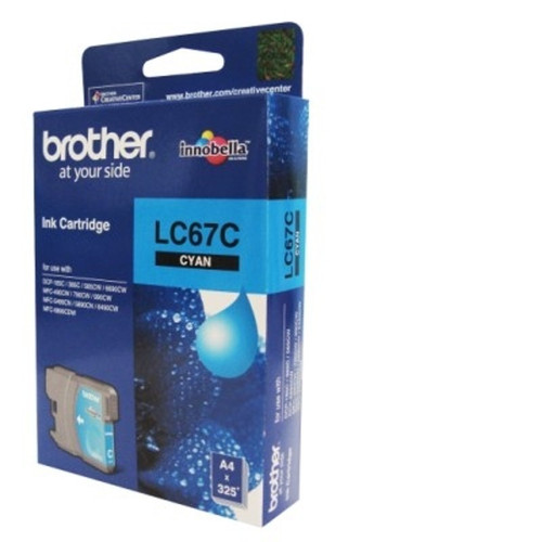 BROTHER ORIGINAL LC67 CYAN INKJET CARTRIDGE