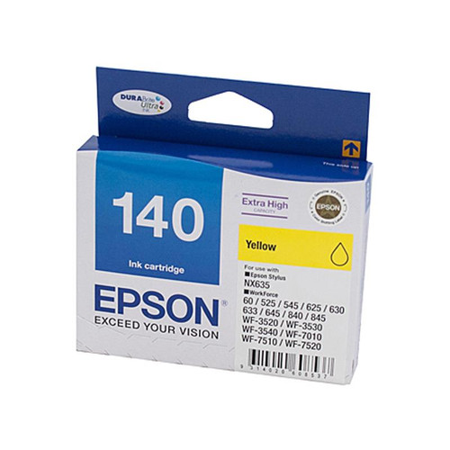 EPSON 140 HIGH YIELD INK CARTRIDGE, YELLOW