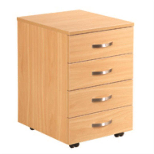 ECHO 4 DRAWER MOBILE PEDESTAL, 600 X 400 (TAWA)