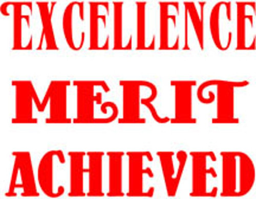 NCEA MARKING STAMP, SET 3 (EXCELLENCE/MERIT/ACHIEVED)