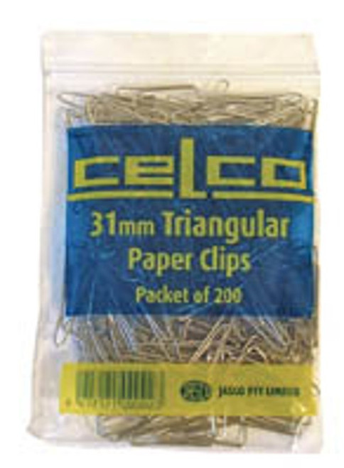 PAPER CLIPS SILVER, PKT 200