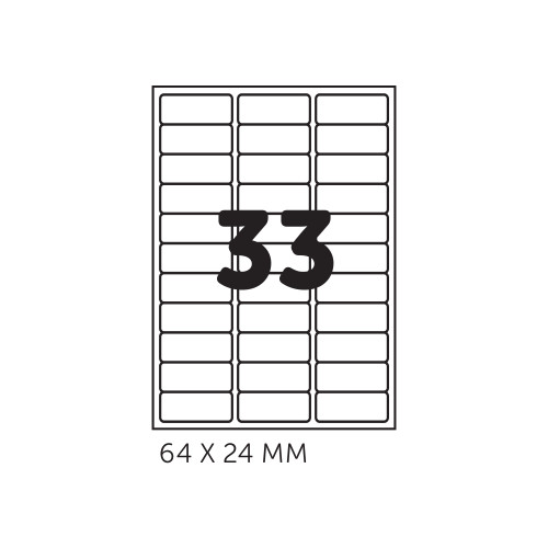 AVERY GENERAL USE LABELS L7157 33 LABELS/SHEET