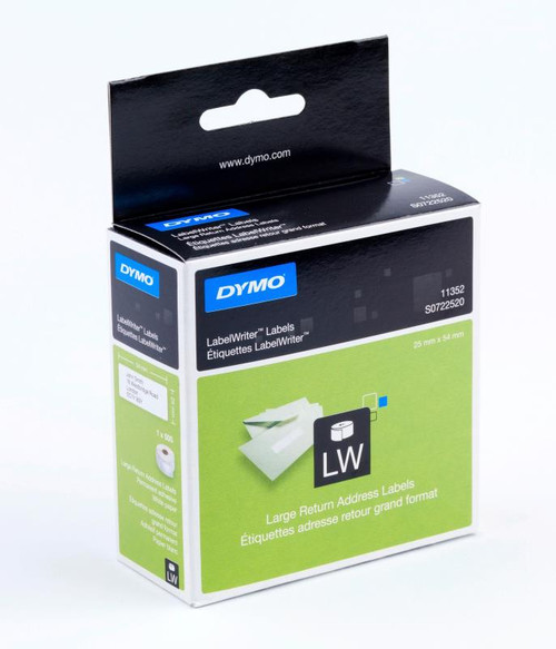 DYMO LABELWRITER LABELS 25 X 54MM, PKT 500