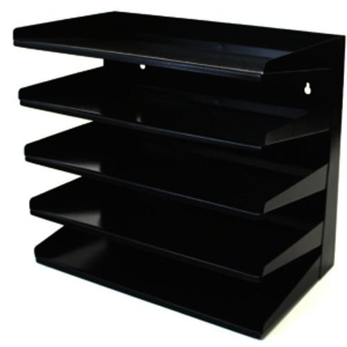 METAL 5 TIER LETTER TRAY (BLACK)