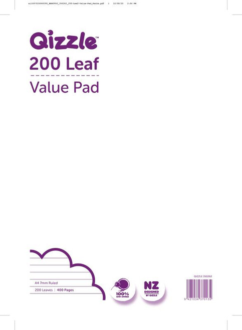 QIZZLE 200 LEAF MAXI PAD