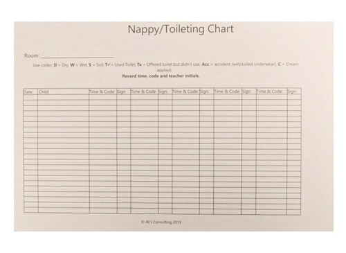 NAPPY AND TOILETING REGISTER