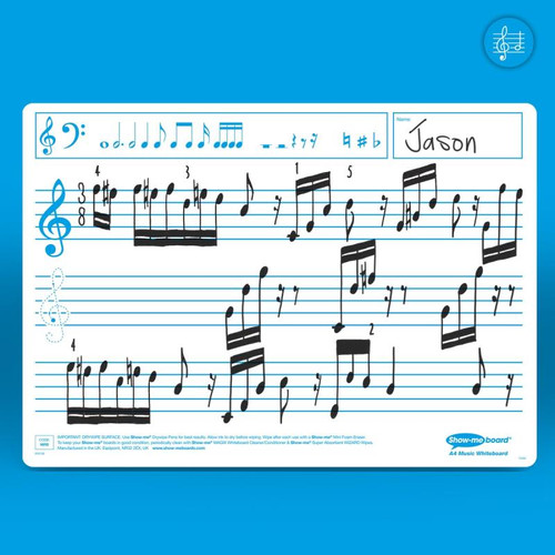 SHOW-ME MUSIC STAVES BOARD, CLASSPACK