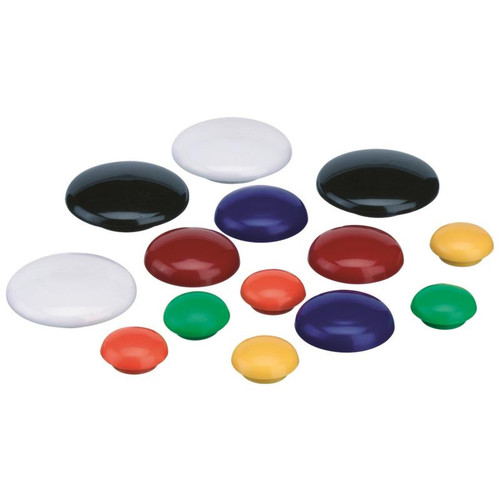 MAGNETIC BUTTONS 20MM GREEN, PKT 10
