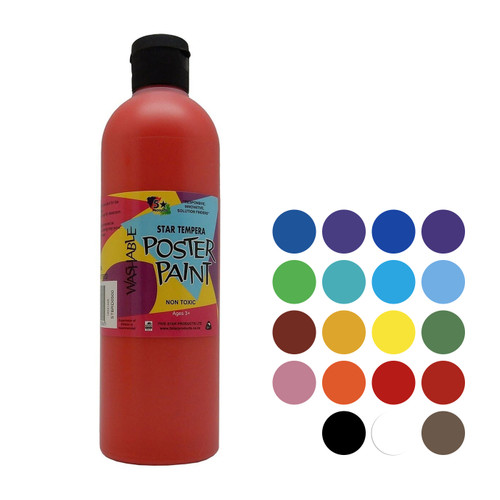 STAR TEMPERA PAINT 500ML *EACH*