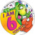 I AM 6 TODAY STICKERS, PKT 80