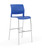 GAME BARSTOOL CHROME FRAME - INDIGO SHELL