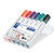 STAEDTLER WHITEBOARD MARKER CHISEL, SET 6