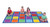 COLOUR SQUARES PLACEMENT RUG (3M X 2M)