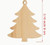 DIY WOODEN ORNAMENTS TREES PKT 10