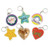 CREATE YOUR OWN KEYCHAINS, PKT 12