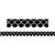 BLACK SCALLOPS BORDER PKT 12