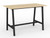 CUBIT BAR LEANER 1600 X 800MM - BLACK LEGS NORDIC MAPLE TOP