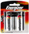 ENERGIZER D ALKALINE MAX BATTERY, PKT 2