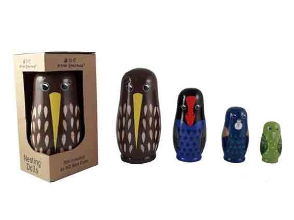 NESTING DOLLS NZ BIRDS, SET 4