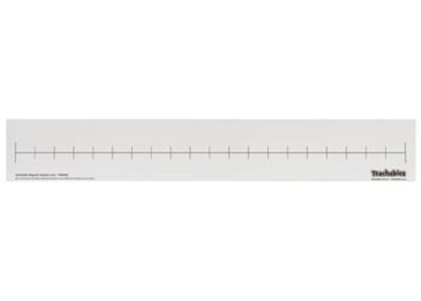 MAGNETIC NUMBER LINE BLANK