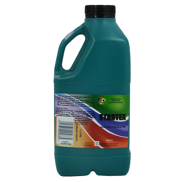 STARTEX TEXTILE INK, 1 LITRE (GREEN)
