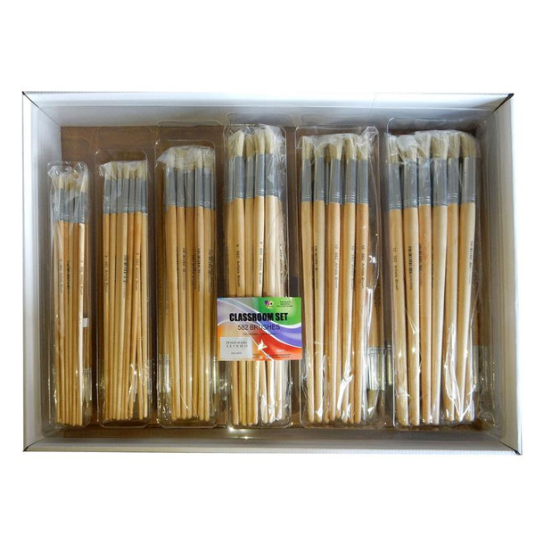 CLASSPACK OF 582 SERIES BRUSHES, SET 144