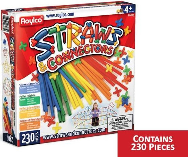 STRAWS & CONNECTORS KIT - 230 PCE