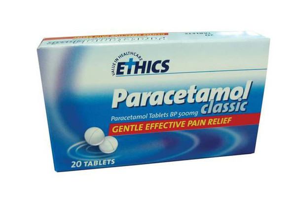 PARACETAMOL TABLETS, PKT 20