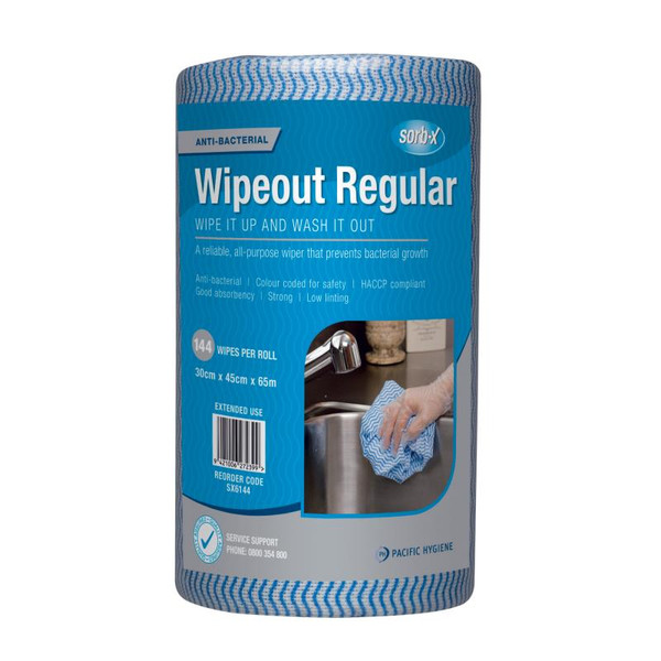 WIPEOUT REGULAR WIPES (BLUE)