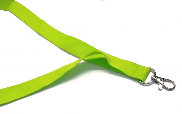 20MM LANYARD PLAIN (BRIGHT GREEN)