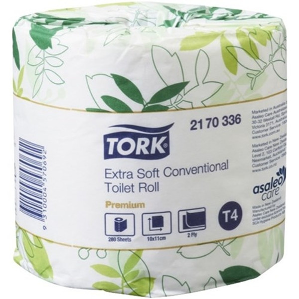 TORK T4 PREMIUM TOILET TISSUE 2170336, CARTON OF 48