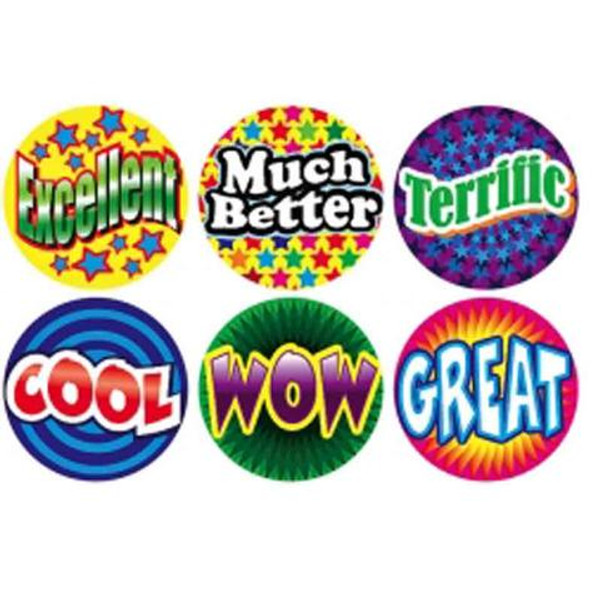 COOL EXCELLENT WOW MULTI PACK STICKERS PKT 240