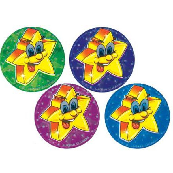 METALLIC STAR MULTI PACK STICKERS