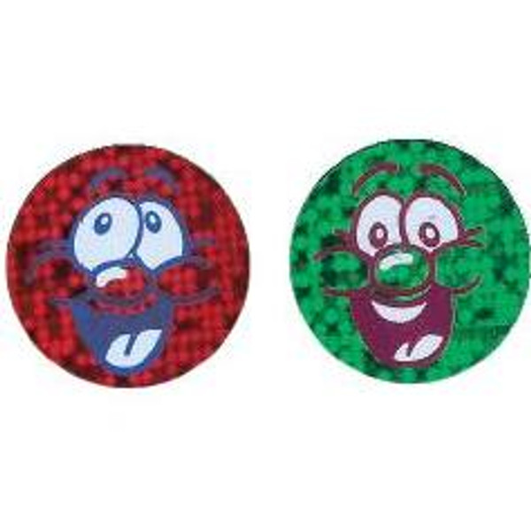 SMILEY FACE METALLIC STICKERS MULTI PACK