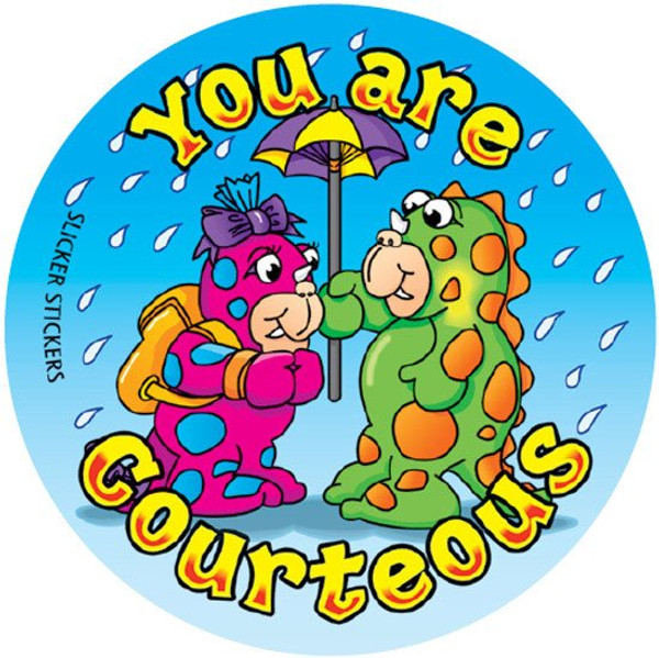 YOU ARE COURTEOUS STICKERS