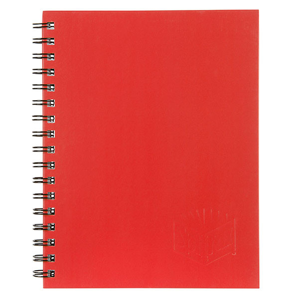 SPIRAX 512 HARD COVER BOOK A4 200 PAGE, RED