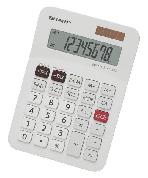 SHARP EL-330FB DESKTOP CALCULATOR