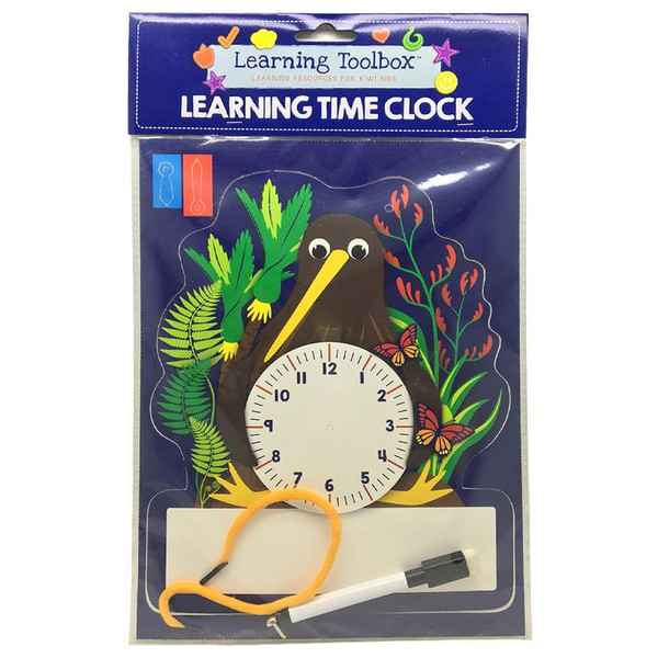 WHITEBOARD CLOCK W/ MOVABLE HANDS
