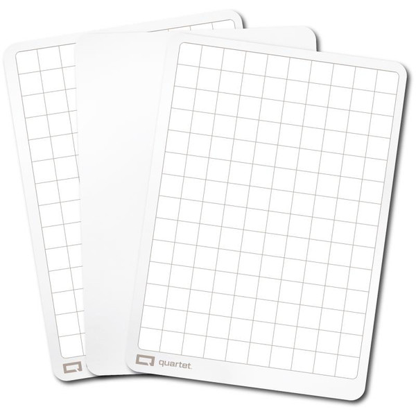 QUARTET A4 GRIDDED/PLAIN WHITEBOARDS, PK 30