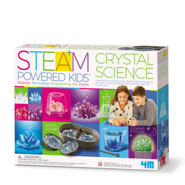 STEAM POWERED KIDS CRYSTAL SCIENCE KIT