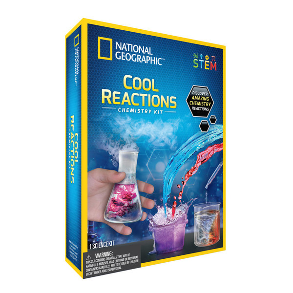 NATIONAL GEOGRAPHIC COOL REACTIONS CHEMISTRY KIT