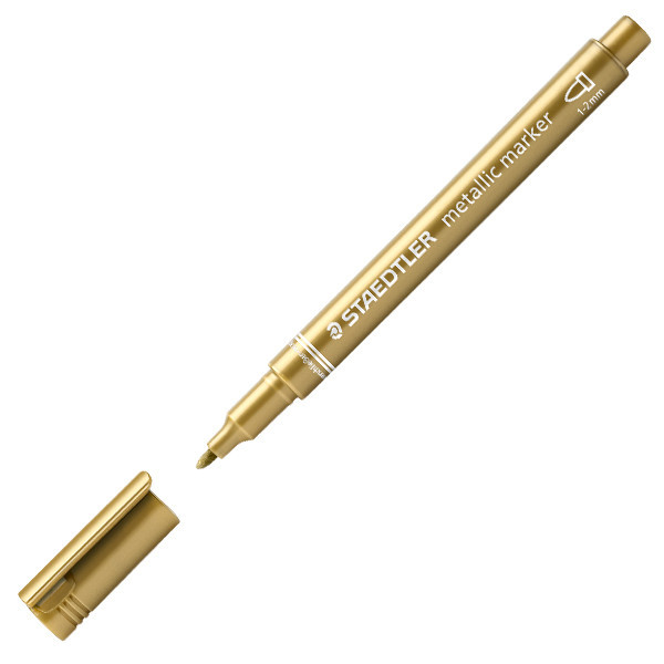 STAEDTLER DESIGN JOURNEY METALLIC MARKER - GOLD