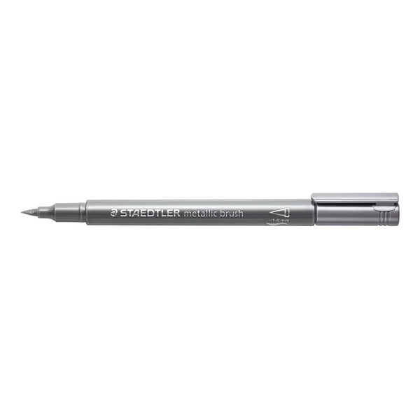 STAEDTLER DESIGN JOURNEY METALLIC BRUSH PEN - SILVER