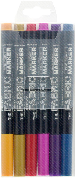 MARVY FINE FABRIC MARKER VICTORIAN, SET 6