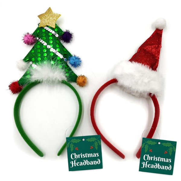 XMAS HEADBAND, ASSORTED